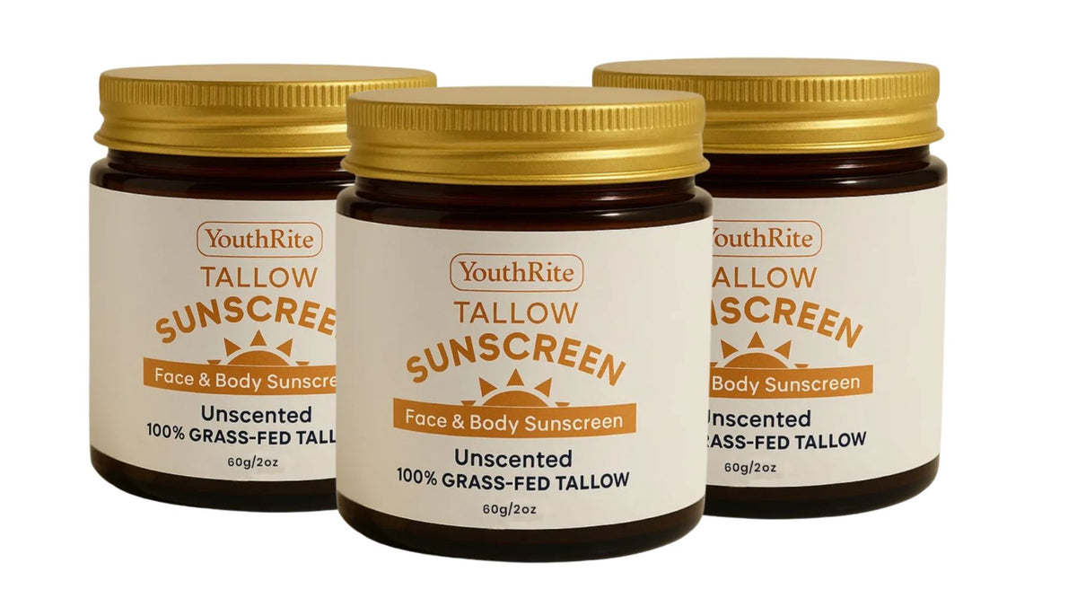 Tallow Sunscreen 3 Month Supply (3 Jars)