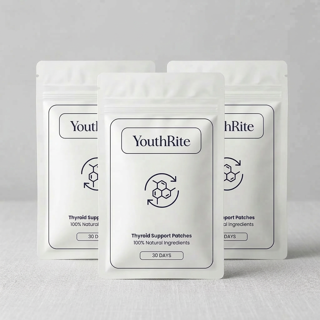 YouthRite Thyroid Support Patches 3 Month Supply (90 Patches)