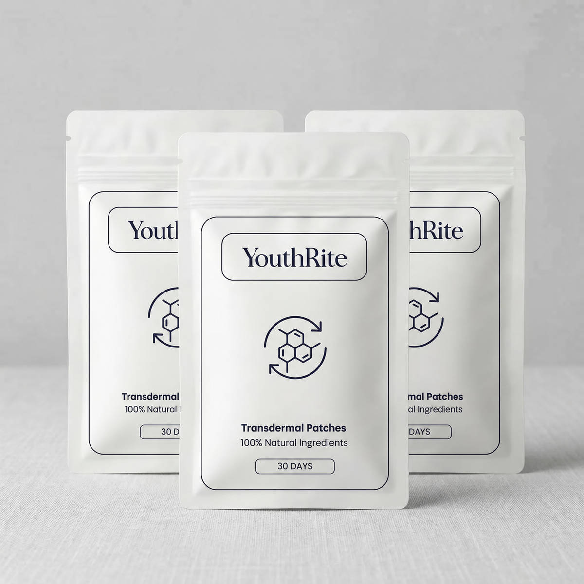 YouthRite Transdermal Patches 3 Months Supply (90 Patches) (One-Time Purchase)