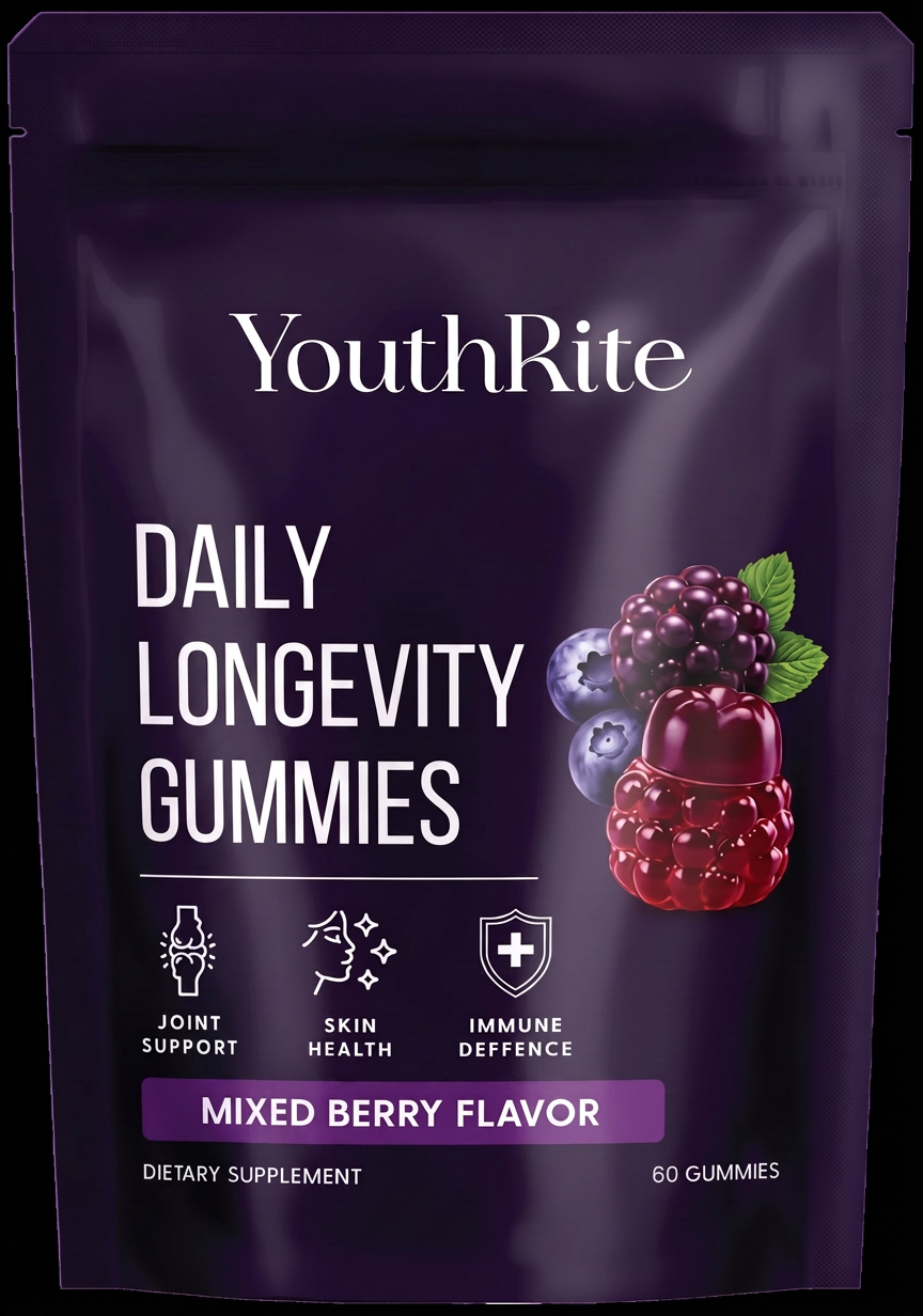 YouthRite Daily Longevity Gummies 1 pouch (60 Gummies)