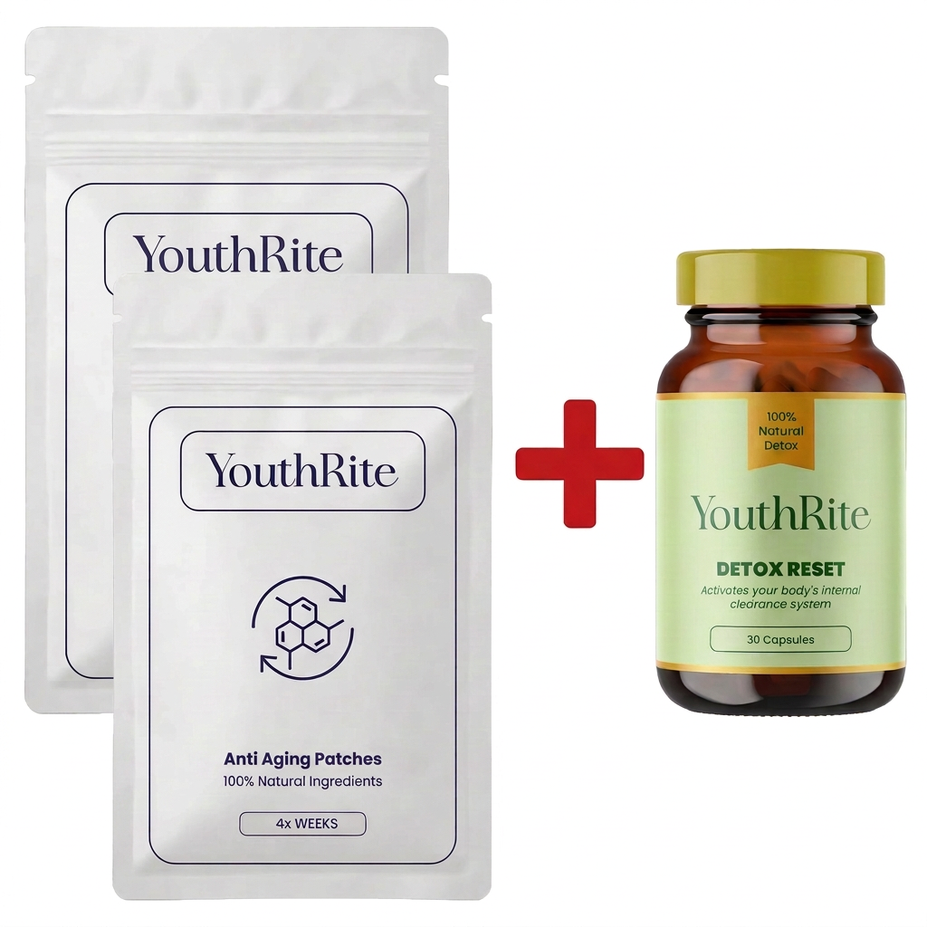 YouthRite Anti-Aging Patch: 60 patches + Detox Kit (30 days supply)